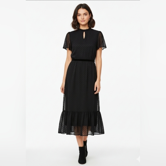 ZARA Elegant Black Dress - Picture 1 of 13